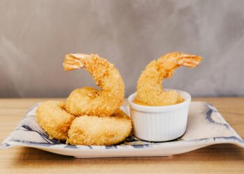 Garnalen in Limoncello