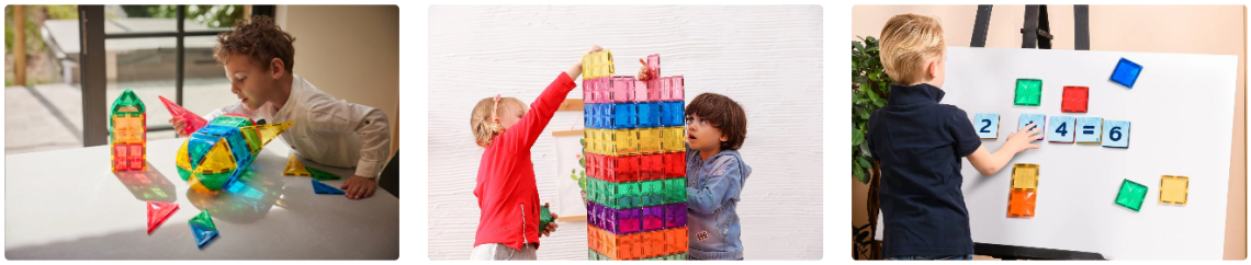 Bouwen, leren en spelen met Magnetenspeelgoed