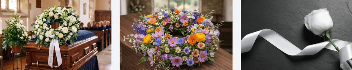 Een passend bloemstuk voor een waardig afscheid